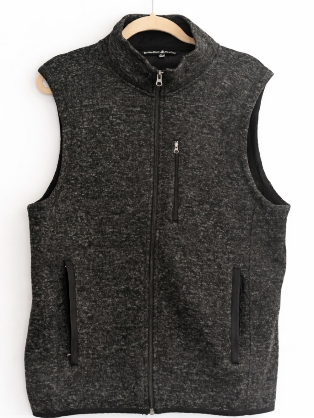 Beverly Hills Polo Club Fleece Vest Men’s L Full Zip Gray Performance